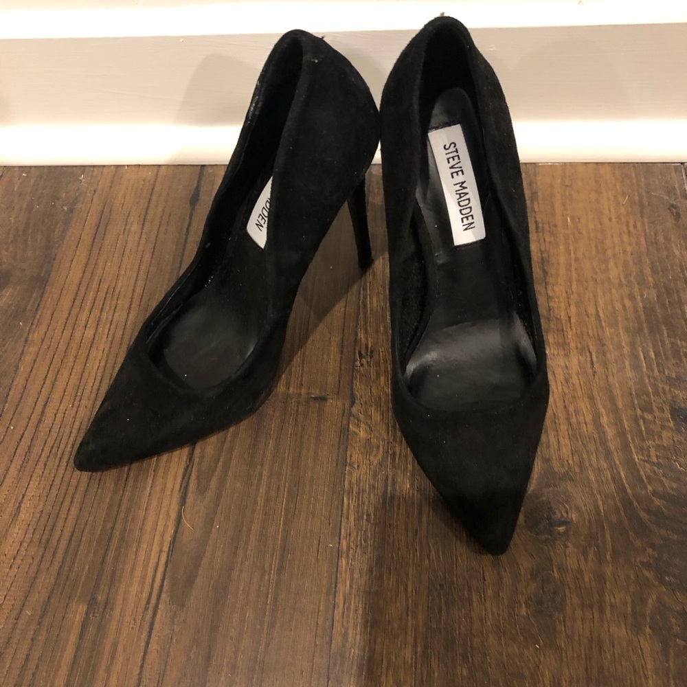 Steve Madden suede heels 5.5